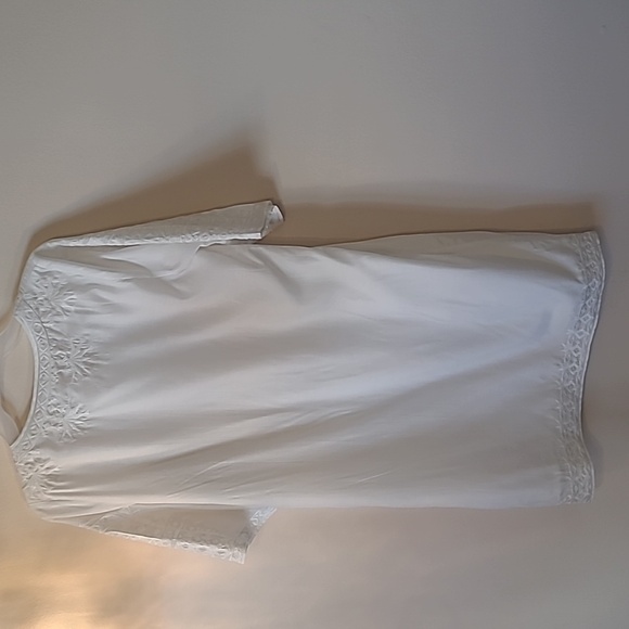 Anthropologie meadow rue mini dress white with embroidery size xs - Picture 6 of 8